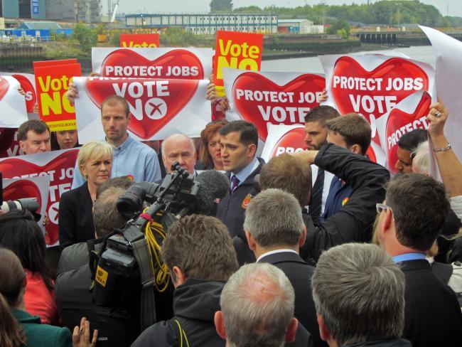 BAE RALLY SEPT 15 2014 BAE WORKER SPEAKS